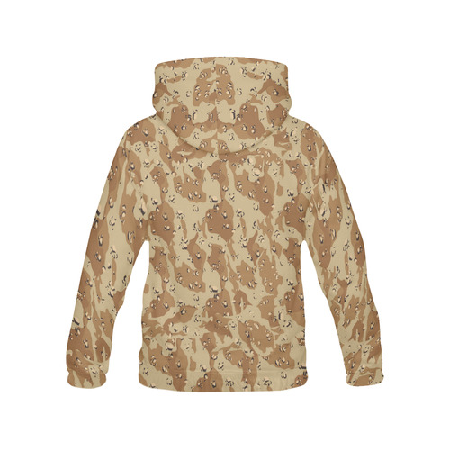 Desert Camouflage Military Pattern All Over Print Hoodie for Men (USA Size) (Model H13)