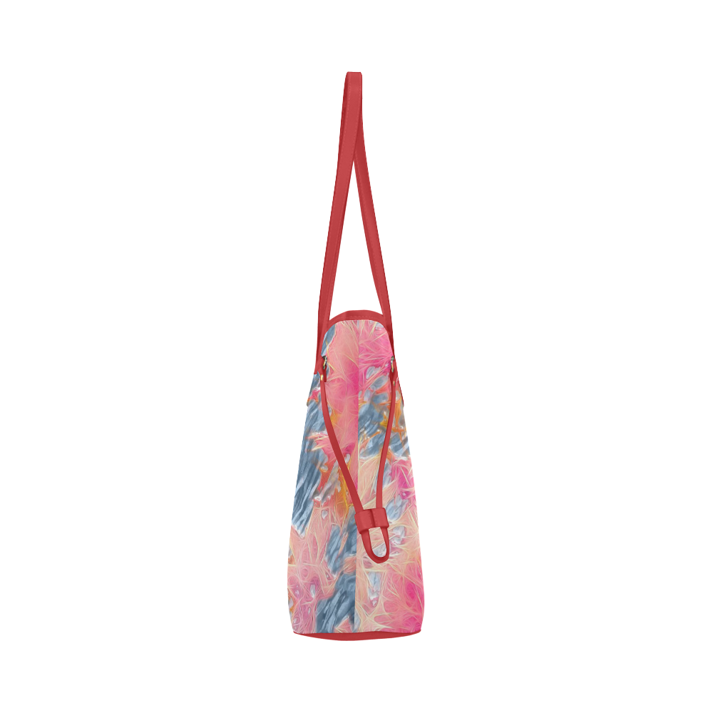 amazing Floral 617A by FeelGood Clover Canvas Tote Bag (Model 1661)