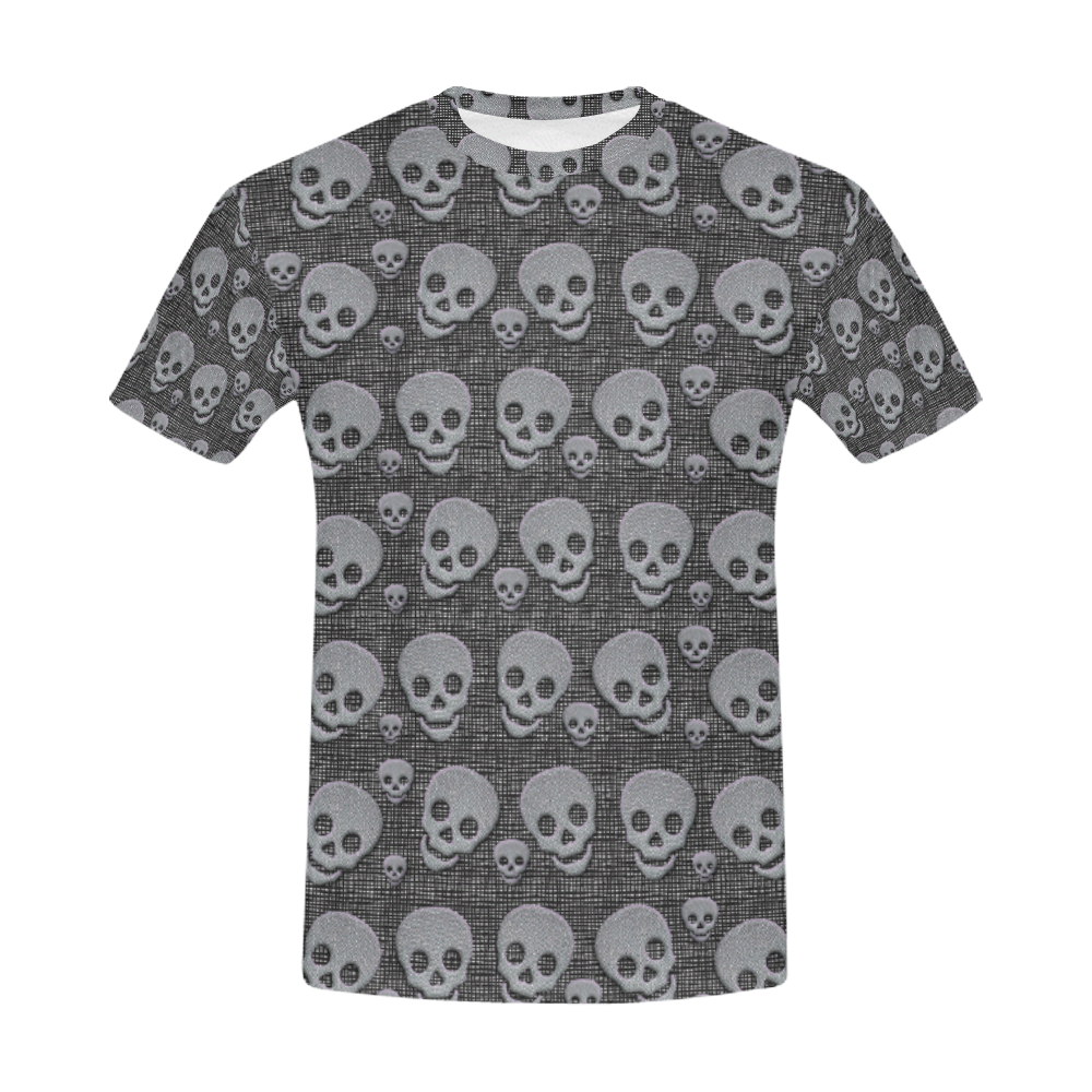 SKULLS THE BEST All Over Print T-Shirt for Men (USA Size) (Model T40)