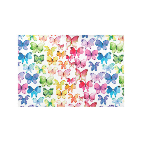 Rainbow Butterflies Placemat 12’’ x 18’’ (Two Pieces)