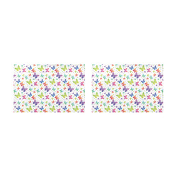 Colorful Butterflies Placemat 12’’ x 18’’ (Set of 2)