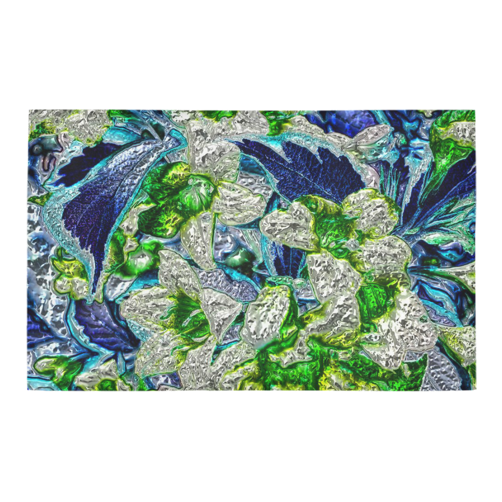 Floral glossy Chrome 2A by FeelGood Bath Rug 20''x 32''
