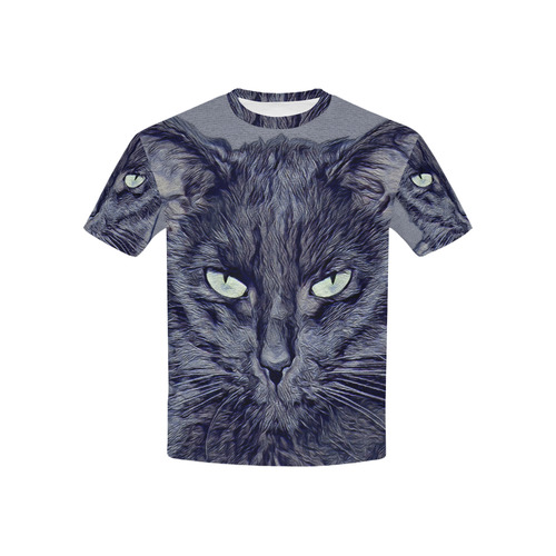 CAT EMMA Kids' All Over Print T-shirt (USA Size) (Model T40)