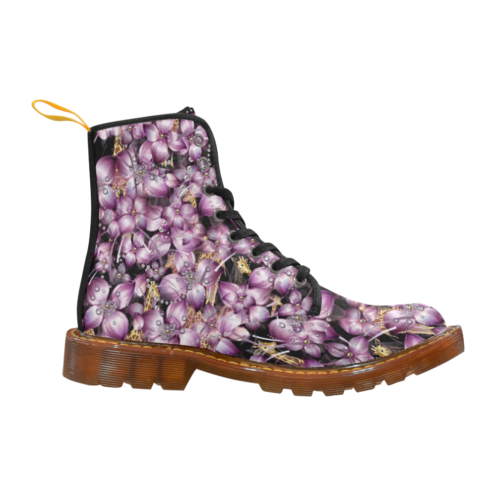 floral is the new black 3 Martin Boots For Women Model 1203H