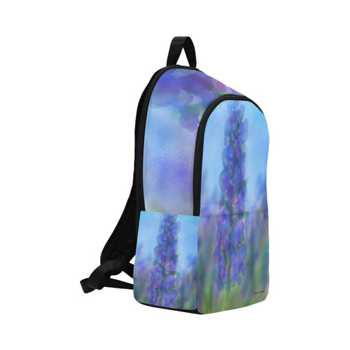 Blue Fire. Inspired by the Magic Island of Gotland. Fabric Backpack for Adult (Model 1659)