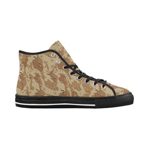 Desert Camouflage Military Pattern Vancouver H Men's Canvas Shoes/Large (1013-1)