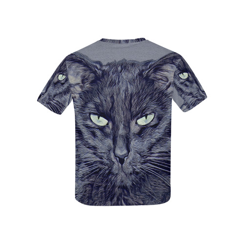 CAT EMMA Kids' All Over Print T-shirt (USA Size) (Model T40)