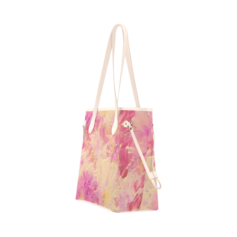 amazing Floral 617B by FeelGood Clover Canvas Tote Bag (Model 1661)