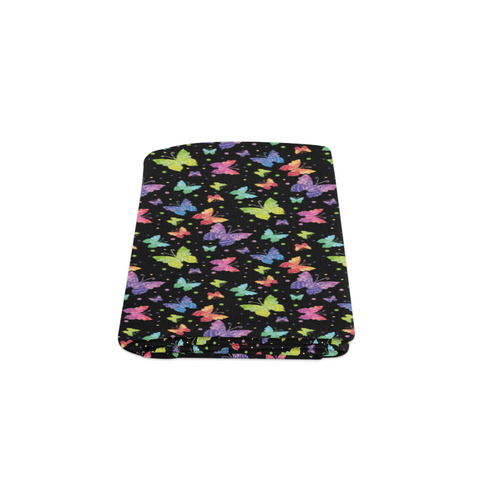 Colorful Butterflies Black Edition Blanket 50"x60"