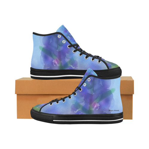 Blue Fire. Inspired by the Magic Island of Gotland. Vancouver H Women's Canvas Shoes (1013-1)