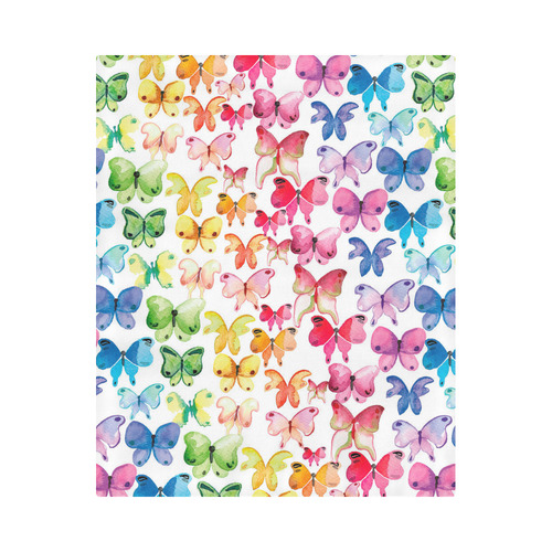 Rainbow Butterflies Duvet Cover 86"x70" ( All-over-print)