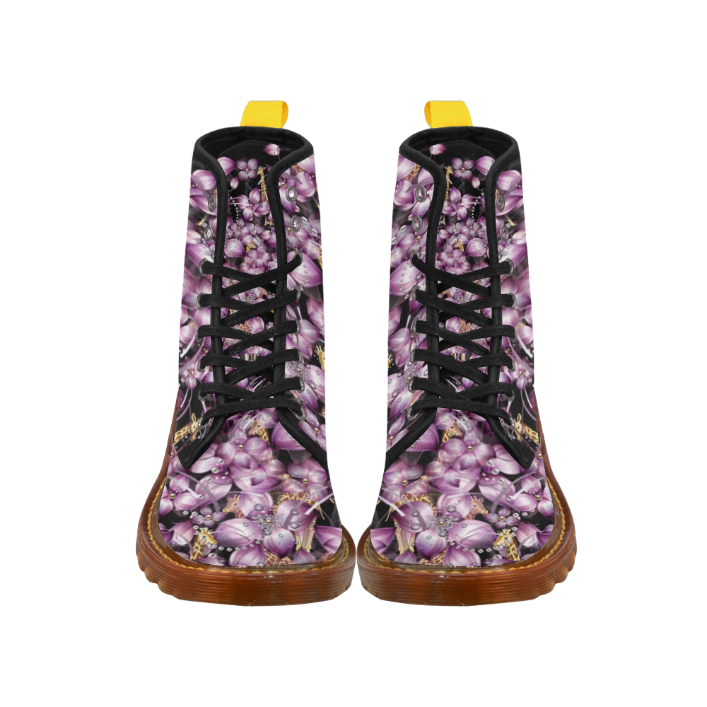 floral is the new black 3 Martin Boots For Women Model 1203H