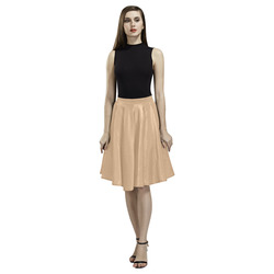 Sand Melete Pleated Midi Skirt (Model D15)