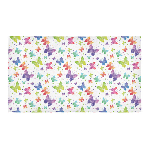 Colorful Butterflies Bath Rug 16''x 28''