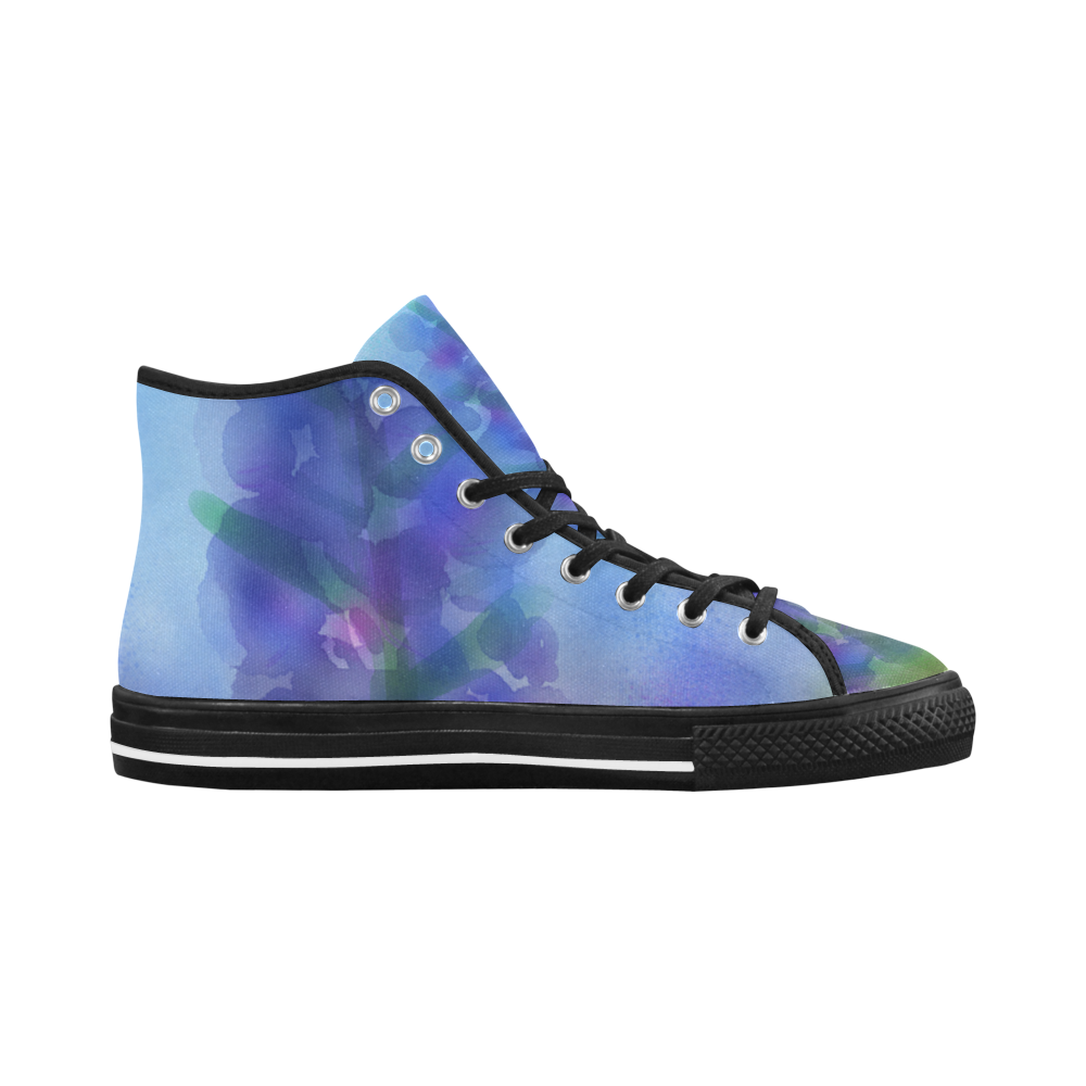 Blue Fire. Inspired by the Magic Island of Gotland. Vancouver H Women's Canvas Shoes (1013-1)