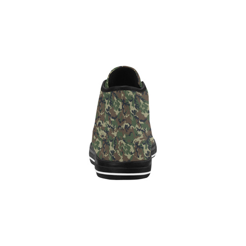 Forest Camouflage Military Pattern Vancouver H Men's Canvas Shoes (1013-1)