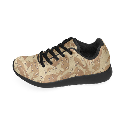 Desert Camouflage Military Pattern Men’s Running Shoes (Model 020)