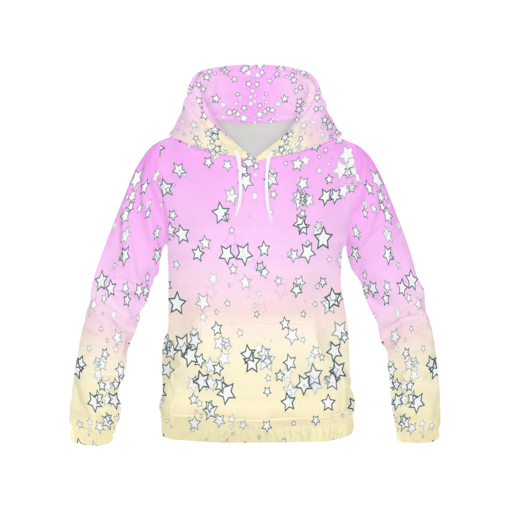 Day Dreaming All Over Print Hoodie for Women (USA Size) (Model H13)