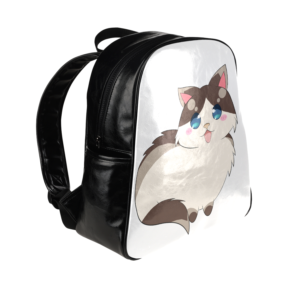 Ragdoll Cat for Life Multi-Pockets Backpack (Model 1636)