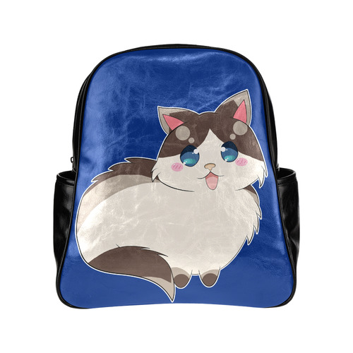 Ragdoll Cat for Life Multi-Pockets Backpack (Model 1636)