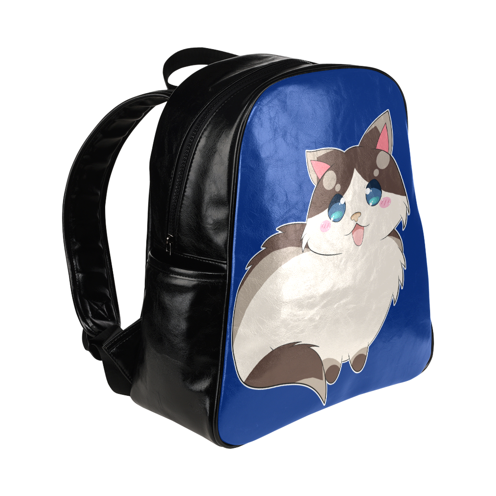 Ragdoll Cat for Life Multi-Pockets Backpack (Model 1636)