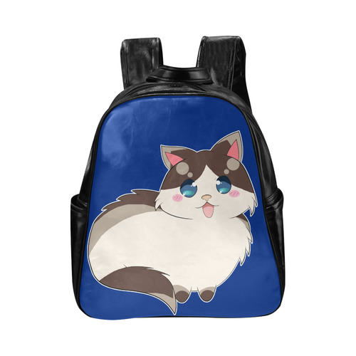 Ragdoll Cat for Life Multi-Pockets Backpack (Model 1636)