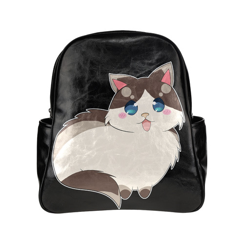 Ragdoll Cat for Life Multi-Pockets Backpack (Model 1636)