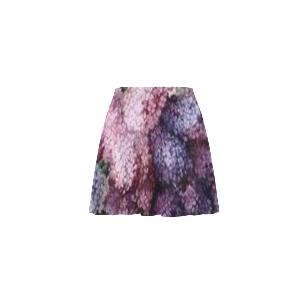 Lilac Bouquet Mini Skating Skirt (Model D36)