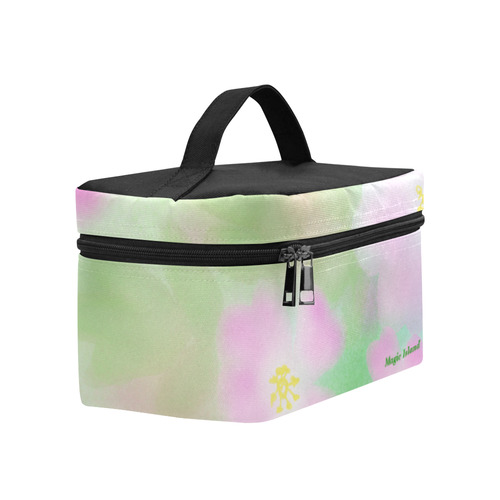 Pink Wild Roses. Inspired by the Magic Island of Gotland. Cosmetic Bag/Large (Model 1658)