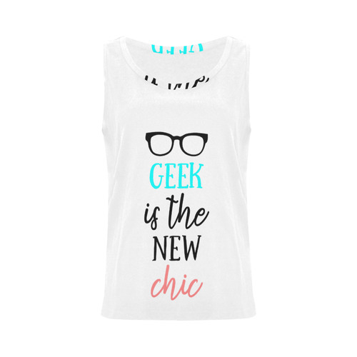 Geek is the new Chic All Over Print Tank All Over Print Tank Top for Women (Model T43)