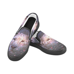 Tiger and Galaxy Slip-on Canvas Shoes for Men/Large Size (Model 019)