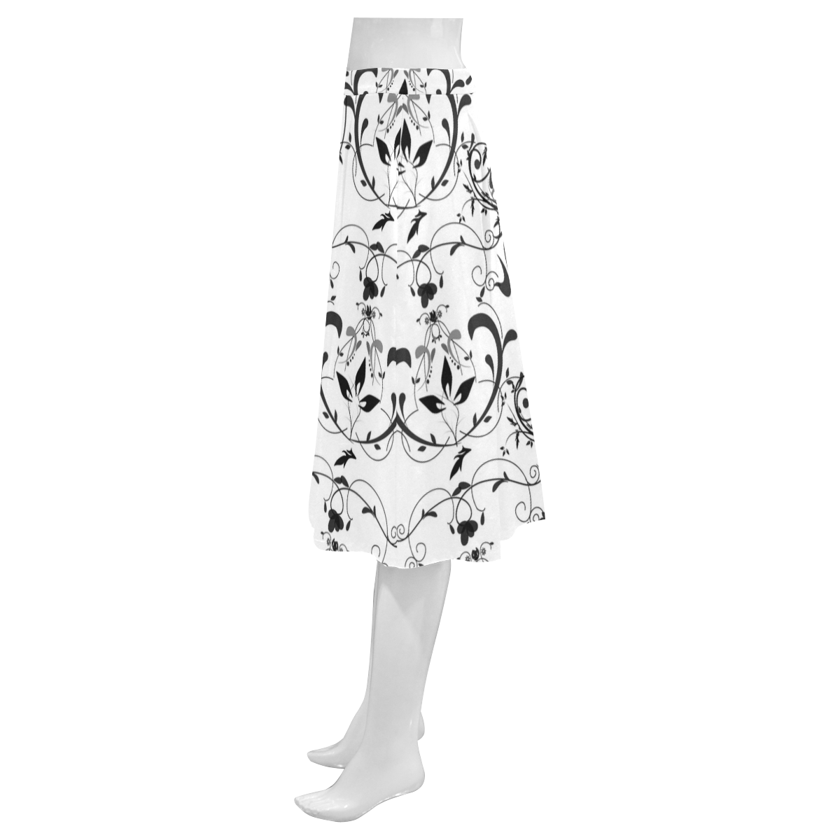 Elegant Dream Mnemosyne Women's Crepe Skirt (Model D16)