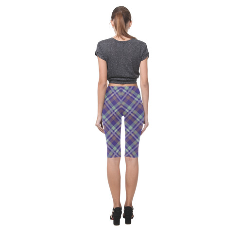 plaid Hestia Cropped Leggings (Model L03)