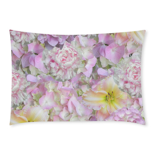 Spring Petal Love Custom Rectangle Pillow Case 20x30 (One Side)