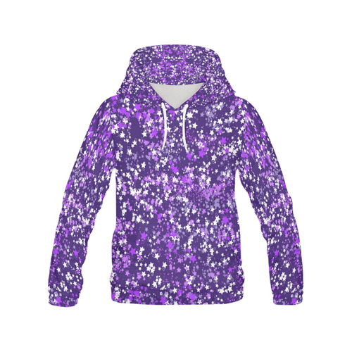 SuperStar All Over Print Hoodie for Women (USA Size) (Model H13)