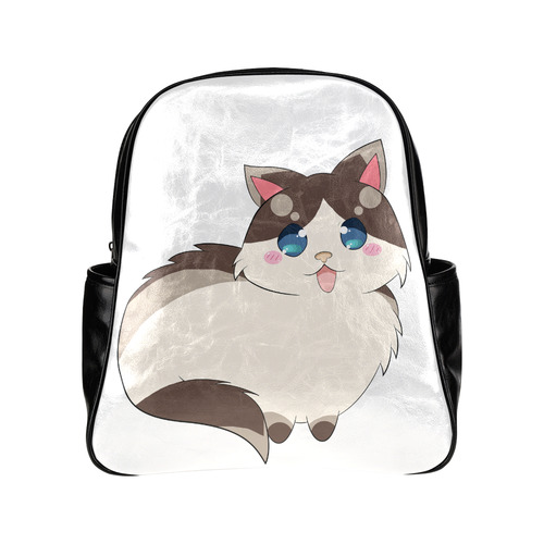 Ragdoll Cat for Life Multi-Pockets Backpack (Model 1636)