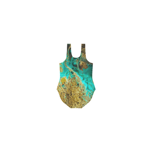 Sapphire Diver Vest One Piece Swimsuit (Model S04)