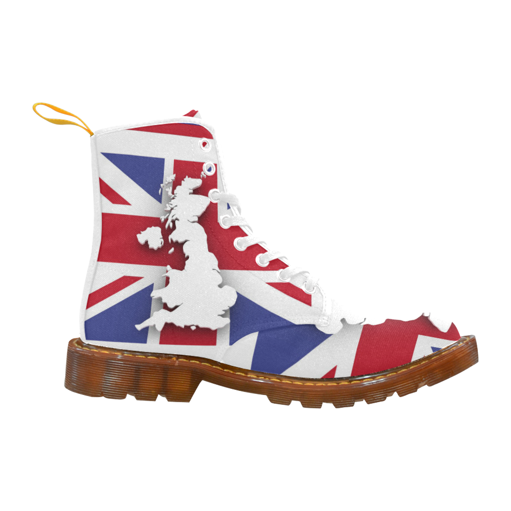 GREAT BRITAIN MAP 2 Martin Boots For Women Model 1203H
