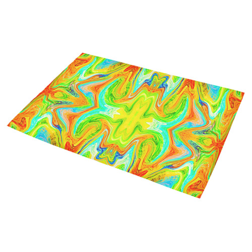 Multicolor Abtract Figure Azalea Doormat 30" x 18" (Sponge Material)
