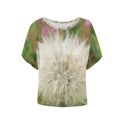 Lovenzahn Women's Batwing-Sleeved Blouse T shirt (Model T44)