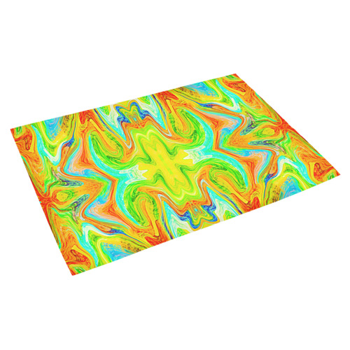 Multicolor Abtract Figure Azalea Doormat 30" x 18" (Sponge Material)
