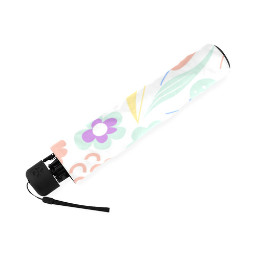 Heart Print Pattern Foldable Umbrella