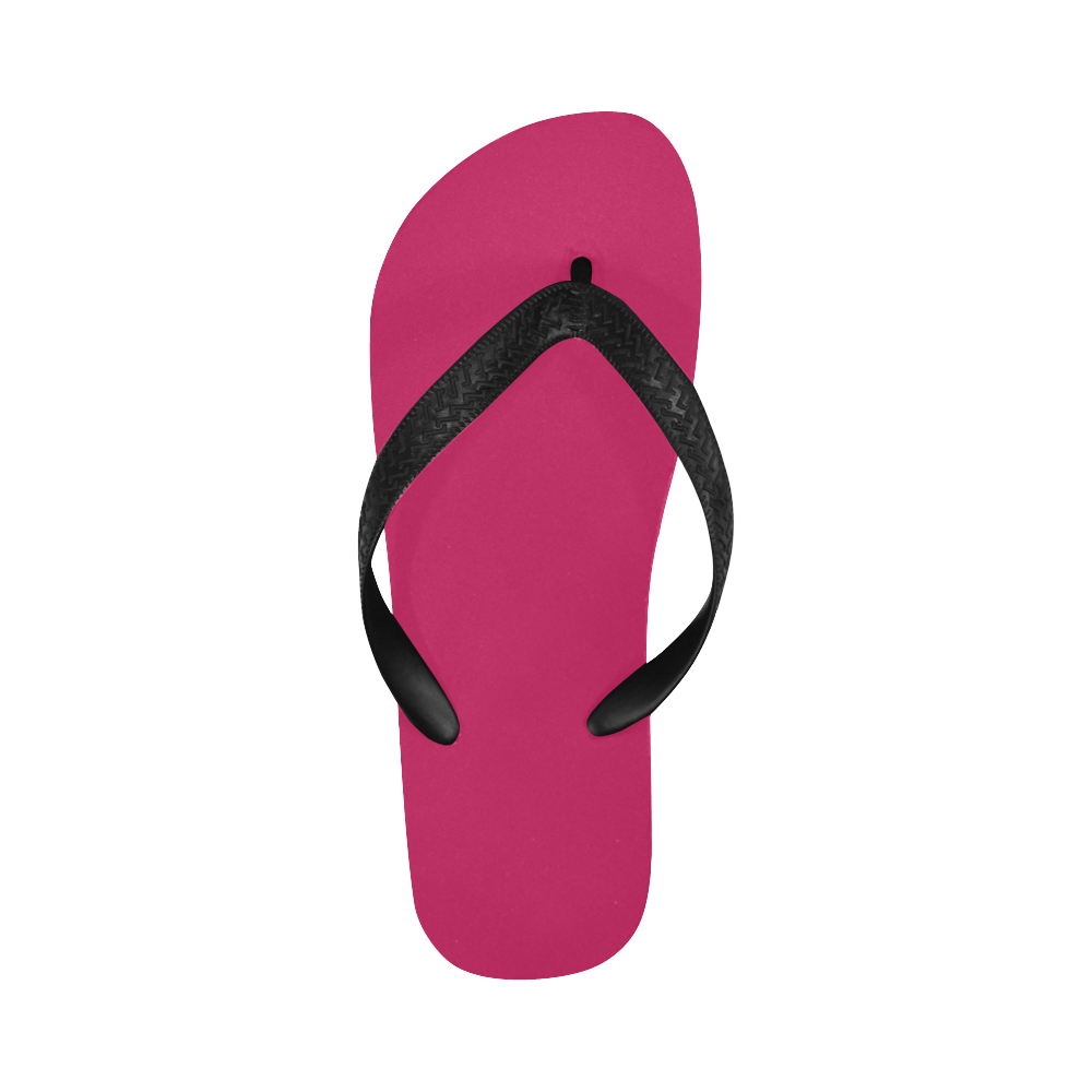 Bright Rose Flip Flops for Men/Women (Model 040)