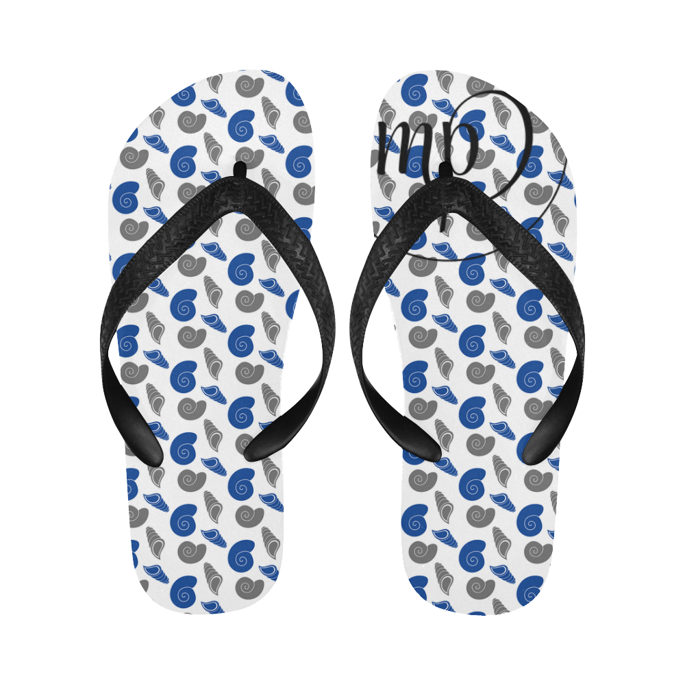 Shells Flip Flops for Men/Women (Model 040)