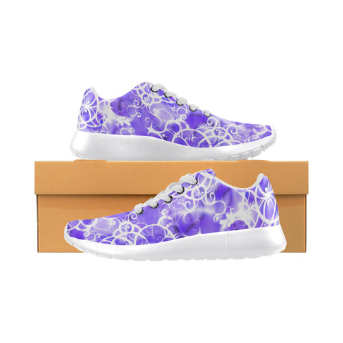 Lavender Curls Women’s Running Shoes (Model 020)