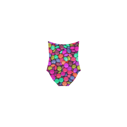 candy buttons Strap Swimsuit ( Model S05)