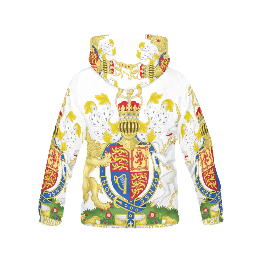 uk coa All Over Print Hoodie for Women (USA Size) (Model H13)