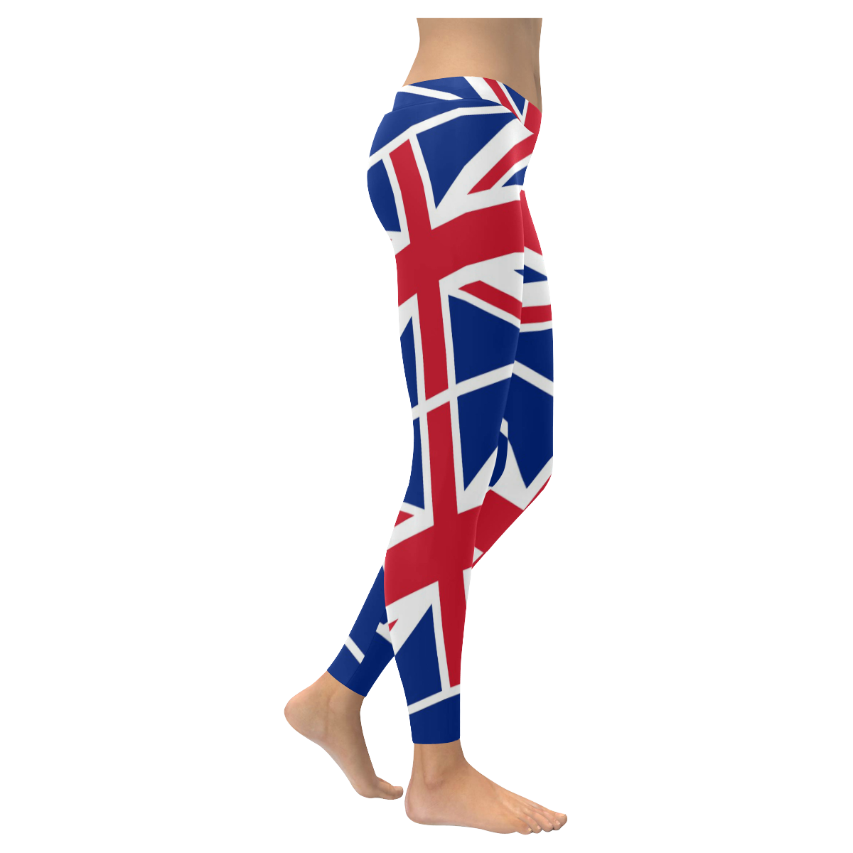 UK Women's Low Rise Leggings (Invisible Stitch) (Model L05)