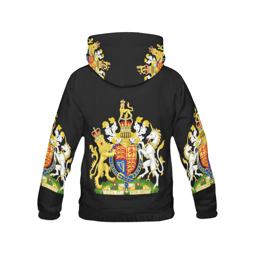 uk coa All Over Print Hoodie for Women (USA Size) (Model H13)
