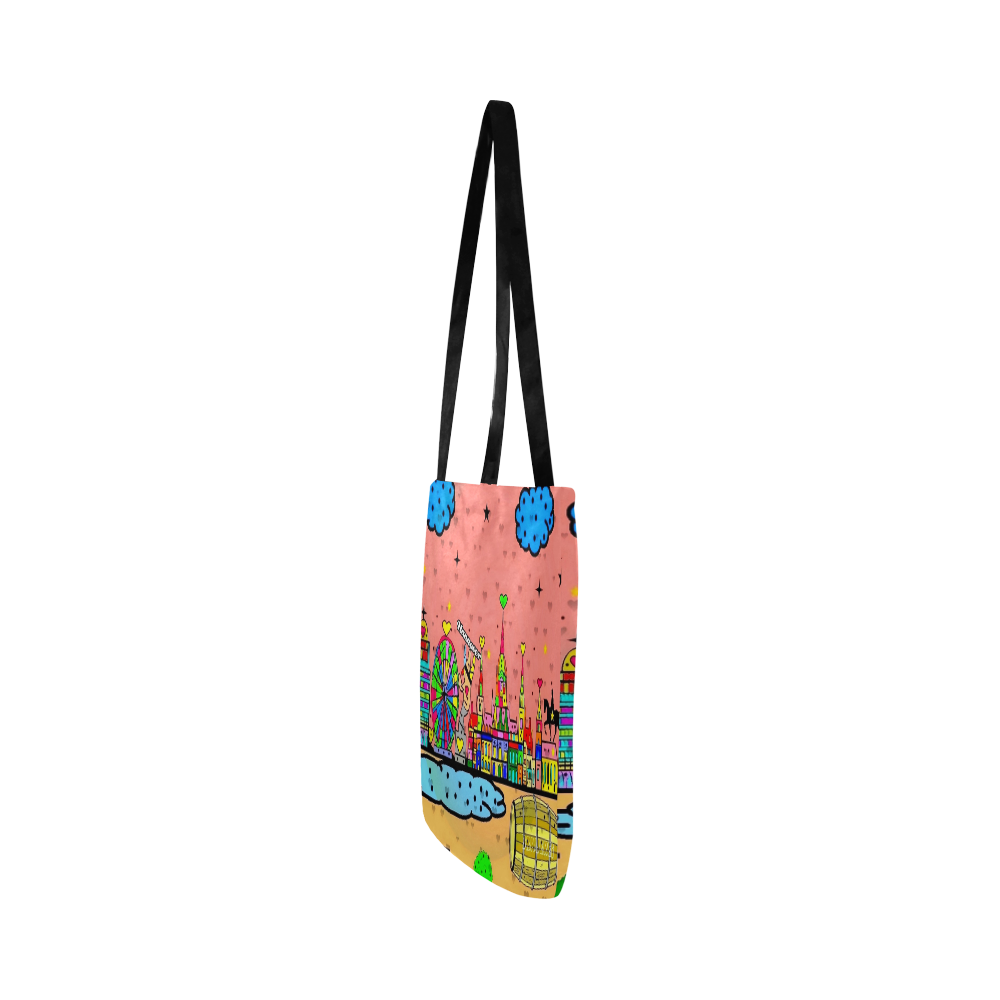Hannover by Nico Bielow Reusable Shopping Bag Model 1660 (Two sides)